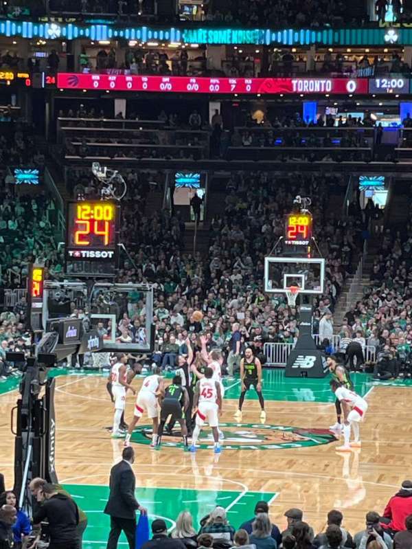 TD Garden, section: 6, row: 14, seat: 13