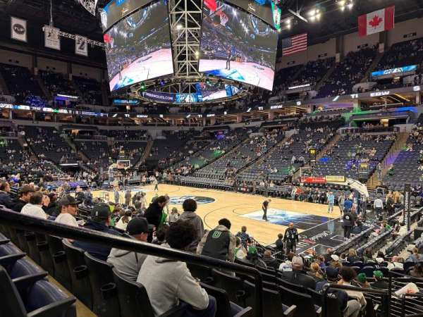 Target Center, section: 126, row: J, seat: 19