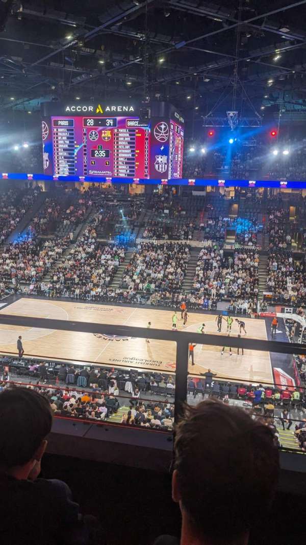 Accor Arena, section: Balcon P, row: 82, seat: 19