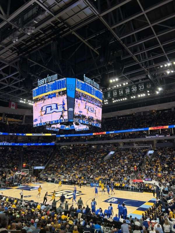 Fiserv Forum, section: 115, row: 17, seat: 11