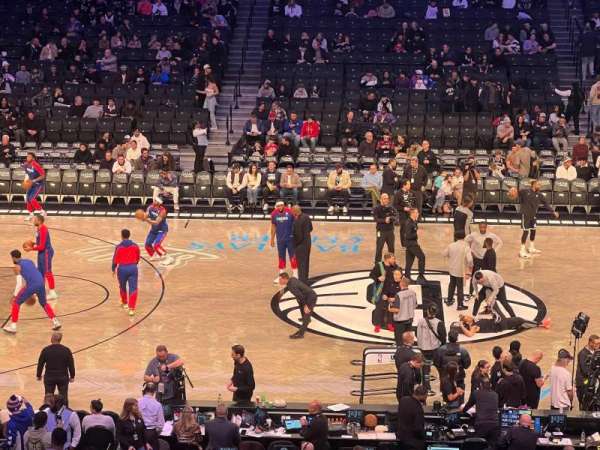 Barclays Center, section: 108, row: 8, seat: 10