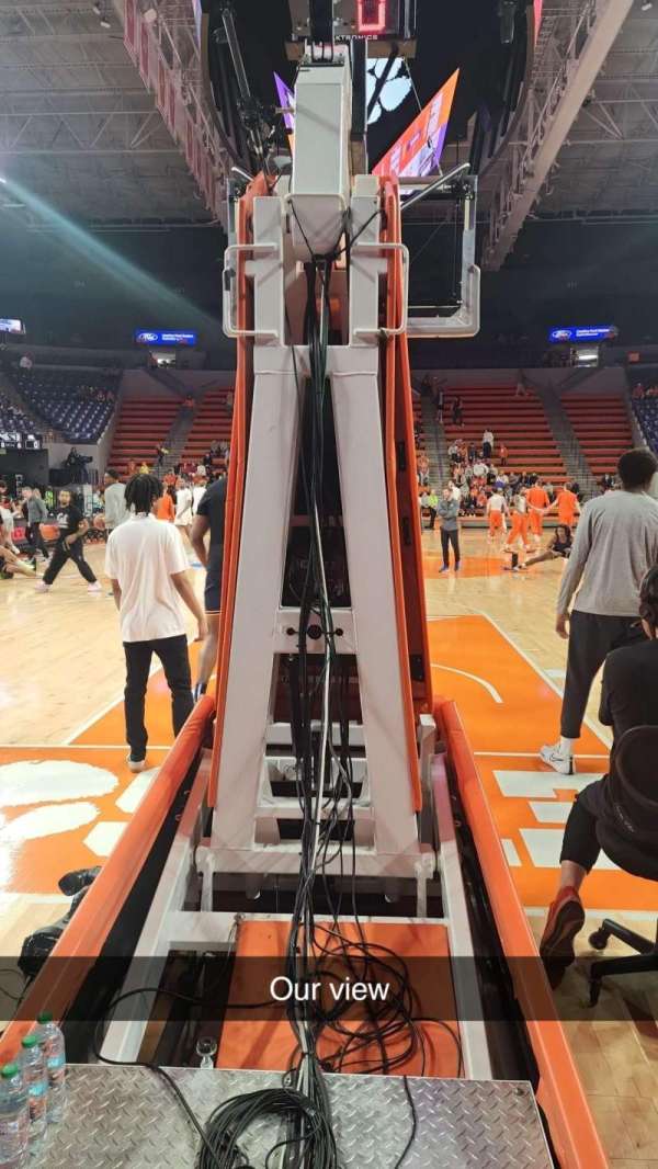 Littlejohn Coliseum, section: 101, row: J, seat: 6