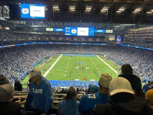 Ford Field, section: 344, row: 10, seat: 6