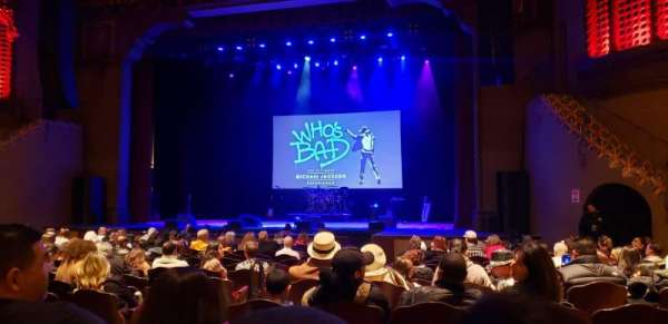 Fox Performing Arts Center, section: Orchestra R, row: P, seat: 8