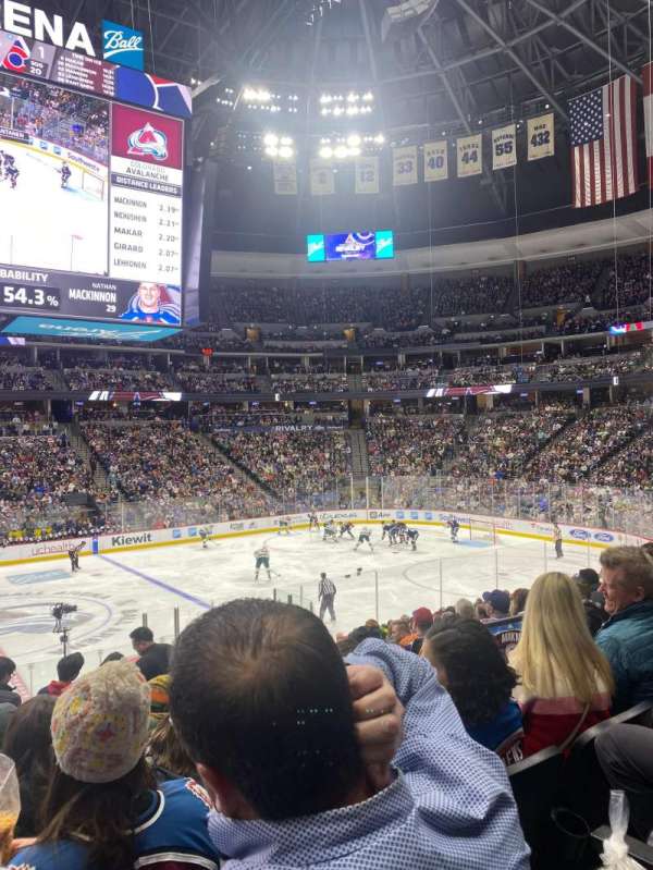 Ball Arena, section: 126, row: 18, seat: 5
