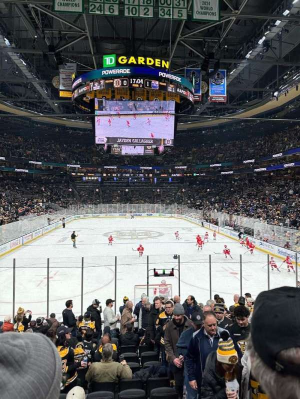 TD Garden, section: 7, row: 14, seat: 2