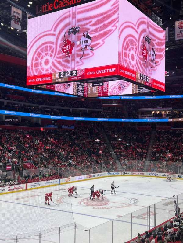 Little Caesars Arena, section: 113, row: 17, seat: 13