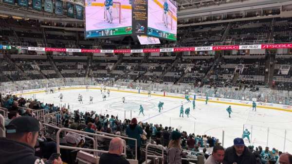 SAP Center, section: 127, row: 21, seat: 12