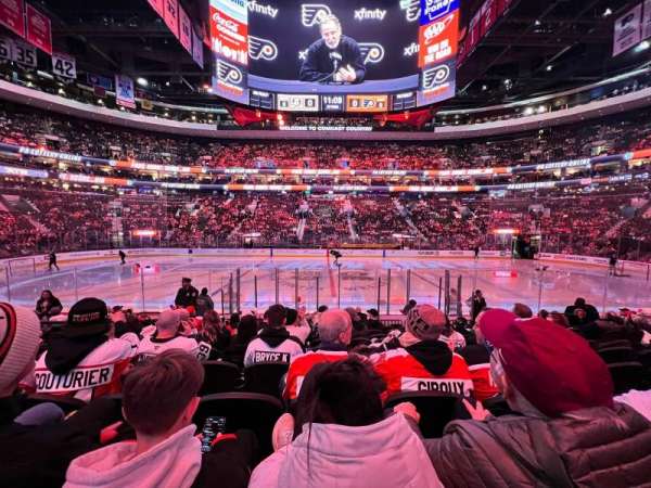 Xfinity Mobile Arena, section: 113, row: 12, seat: 7