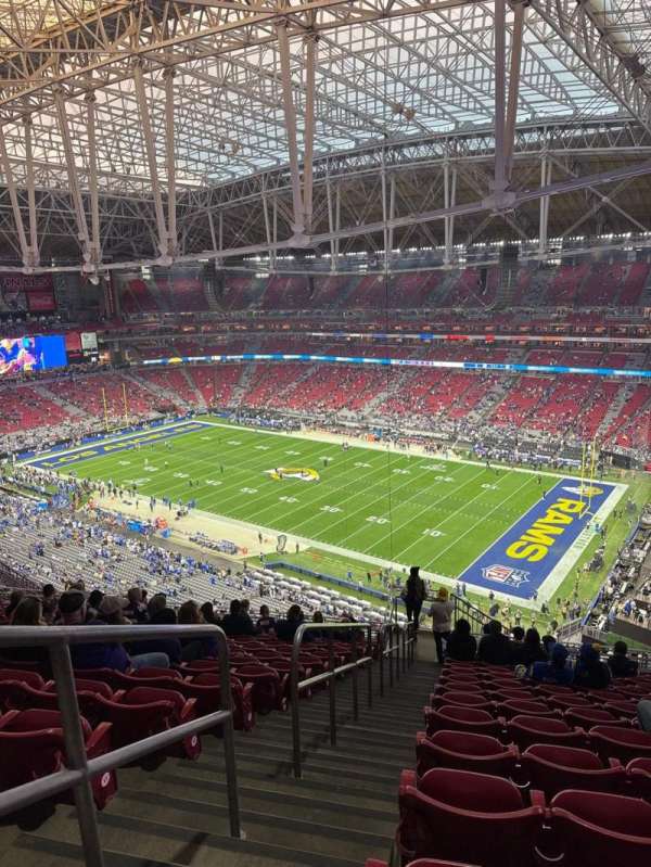 State Farm Stadium, section: 405, row: 14, seat: 26