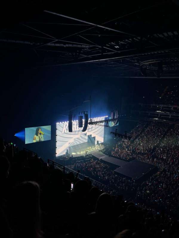 The O2, London, section: 405, row: J, seat: 554
