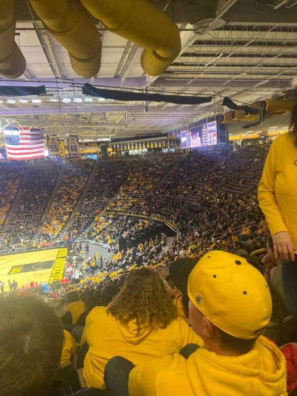 Carver-Hawkeye Arena, section: C, row: 40, seat: 5