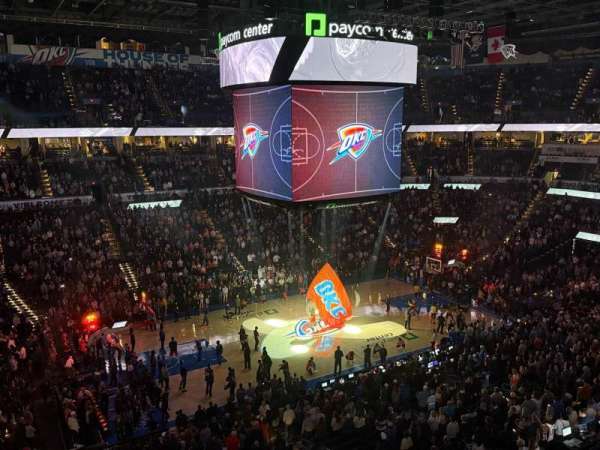 Paycom Center, section: 325, row: A, seat: 17