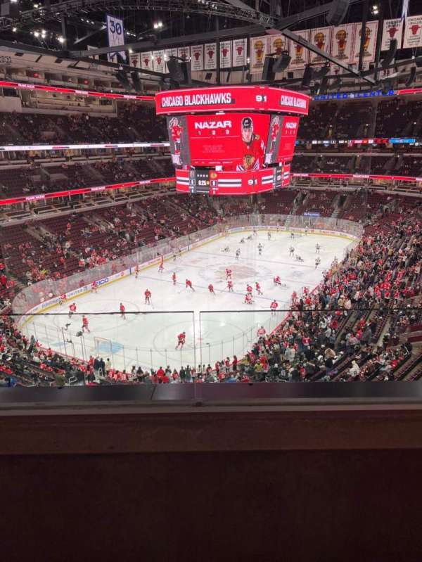 United Center, section: 306, row: 2, seat: 10