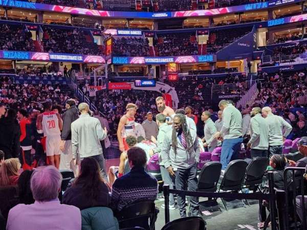 Capital One Arena, section: 101, row: B, seat: 2