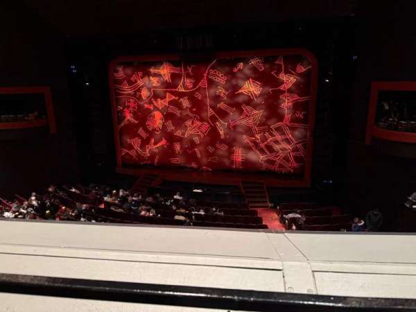 Minskoff Theatre, section: Mezzanine, row: A, seat: 136