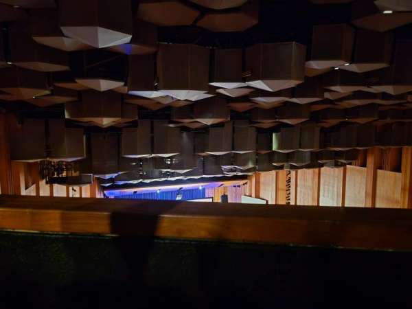 Jones Hall, section: Balcony B, row: F, seat: 219