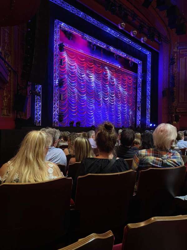 Dominion Theatre, section: Stalls, row: H, seat: 43