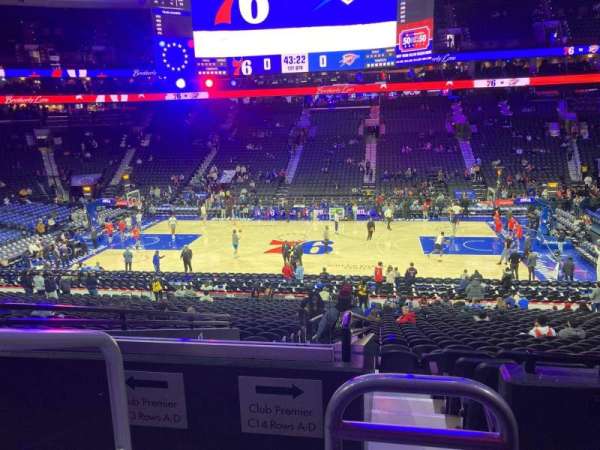 Xfinity Mobile Arena, section: C14, row: 3, seat: 1