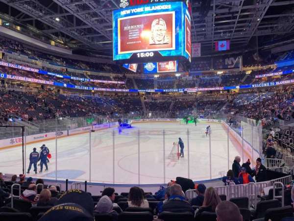 UBS Arena, section: 108, row: 11, seat: 7