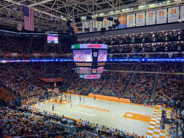 Thompson-Boling Arena, section: 218, row: 1, seat: 14