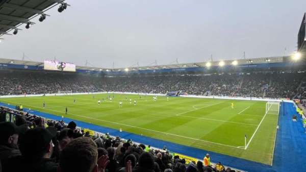 King Power Stadium, section: M3, row: R, seat: 341
