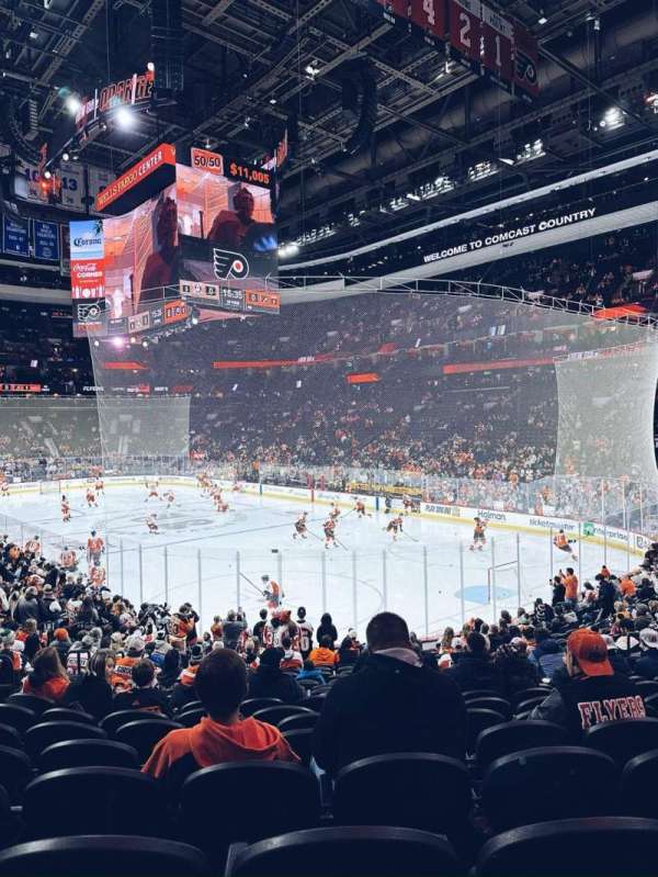 Xfinity Mobile Arena, section: 117, row: 19, seat: 5 & 6