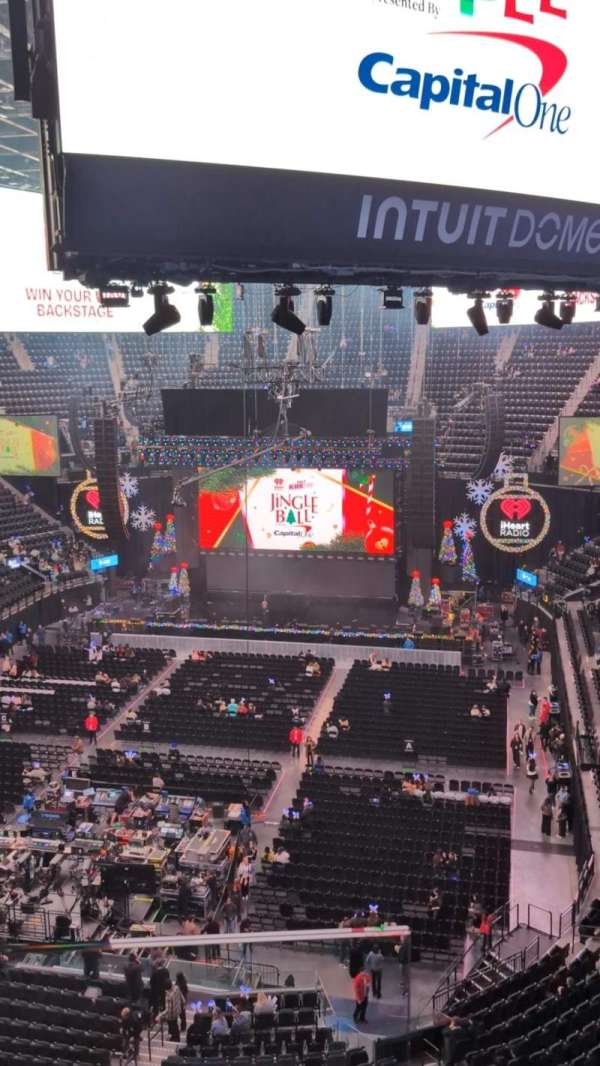 Intuit Dome, section: HL32B, row: 1, seat: 1