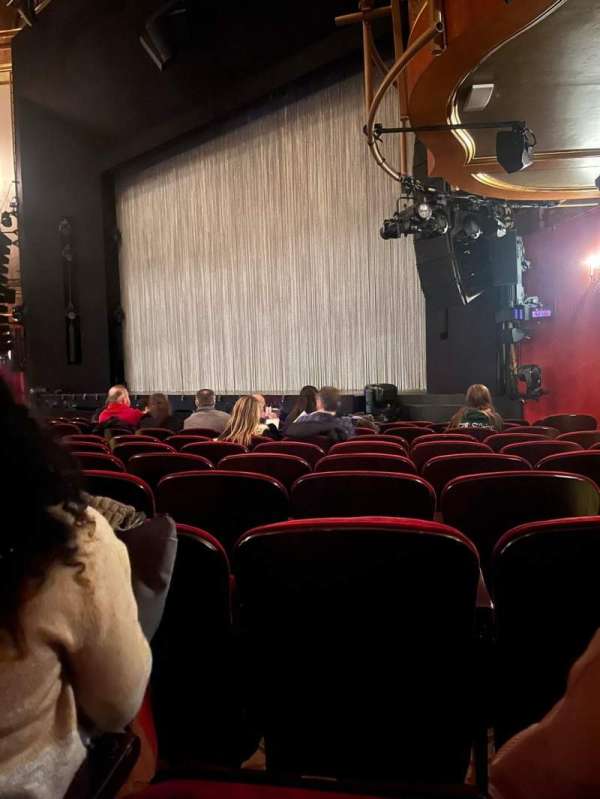 St. James Theatre, section: Orchestra R, row: L, seat: 26