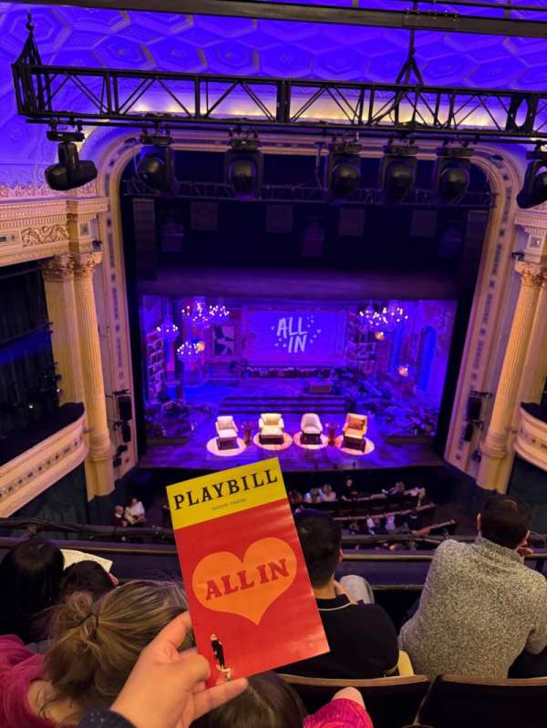 Hudson Theatre, section: Balcony C, row: C, seat: 104