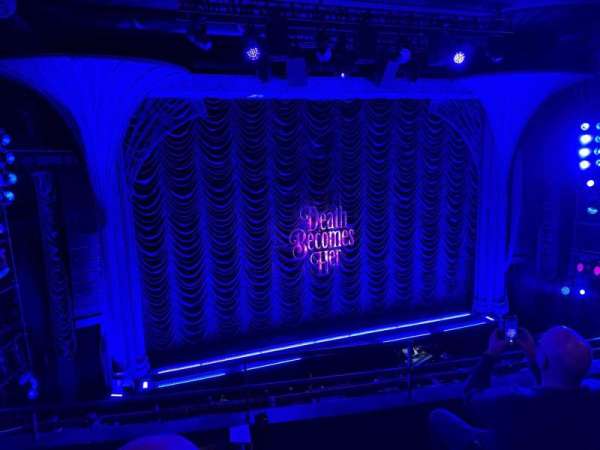 Lunt-Fontanne Theatre, section: Front Mezzanine L, row: C, seat: 1