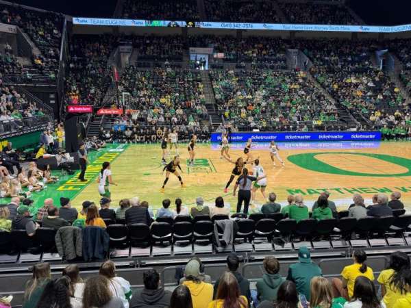 Matthew Knight Arena, section: 113, row: A, seat: 5