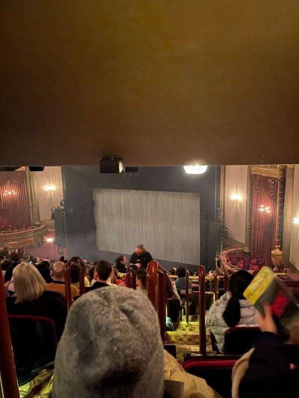 St. James Theatre, section: Mezzanine R, row: R, seat: 34