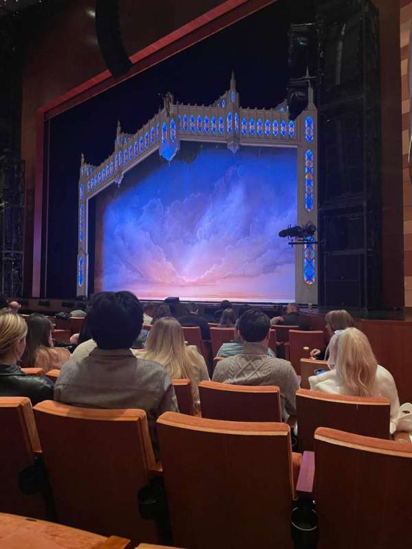 Eccles Theater, section: Orchestra R, row: H, seat: 123
