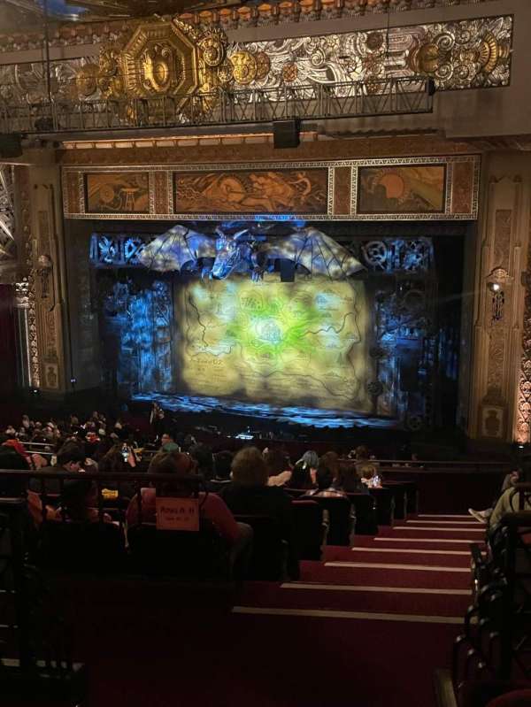 Hollywood Pantages Theatre, section: Mezzanine R, row: L, seat: 2