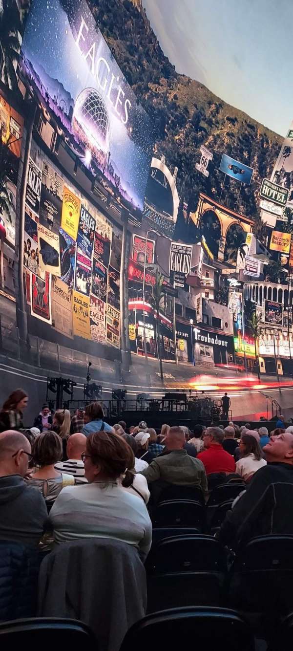 The Sphere, Vegas, section: Floor 1, row: 19, seat: 4