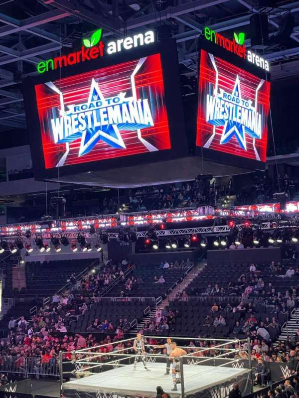 Enmarket Arena, section: 105, row: P, seat: 12-15