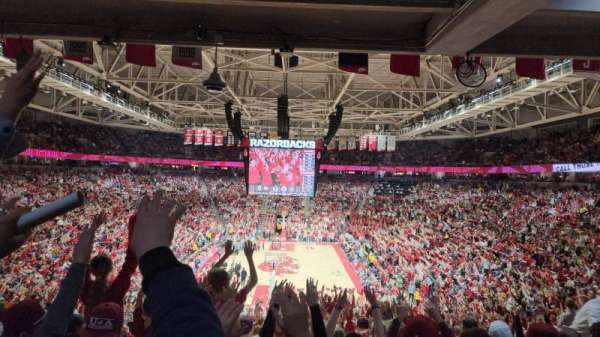Bud Walton arena, section: 109, row: 23, seat: 5