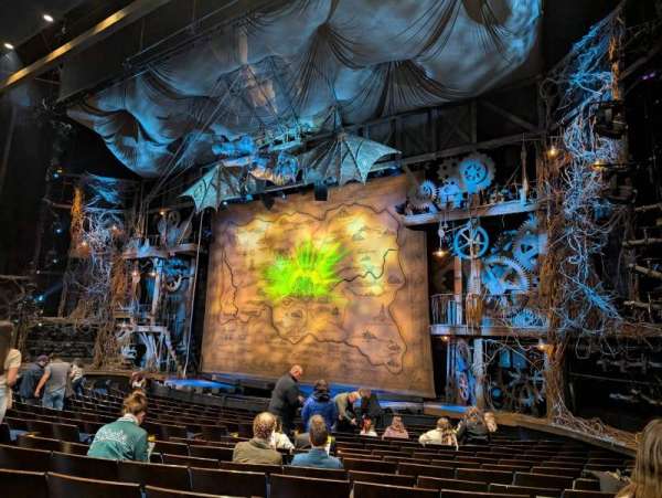 Gershwin Theatre, section: Orchestra R, row: M, seat: 22