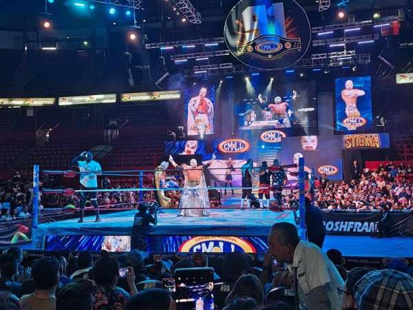 Arena México, section: Orange, row: 8, seat: 34