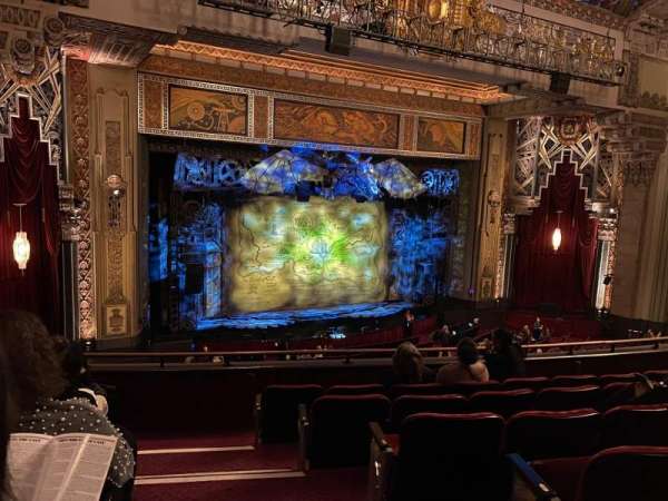 Hollywood Pantages Theatre, section: Mezzanine L, row: F, seat: 1