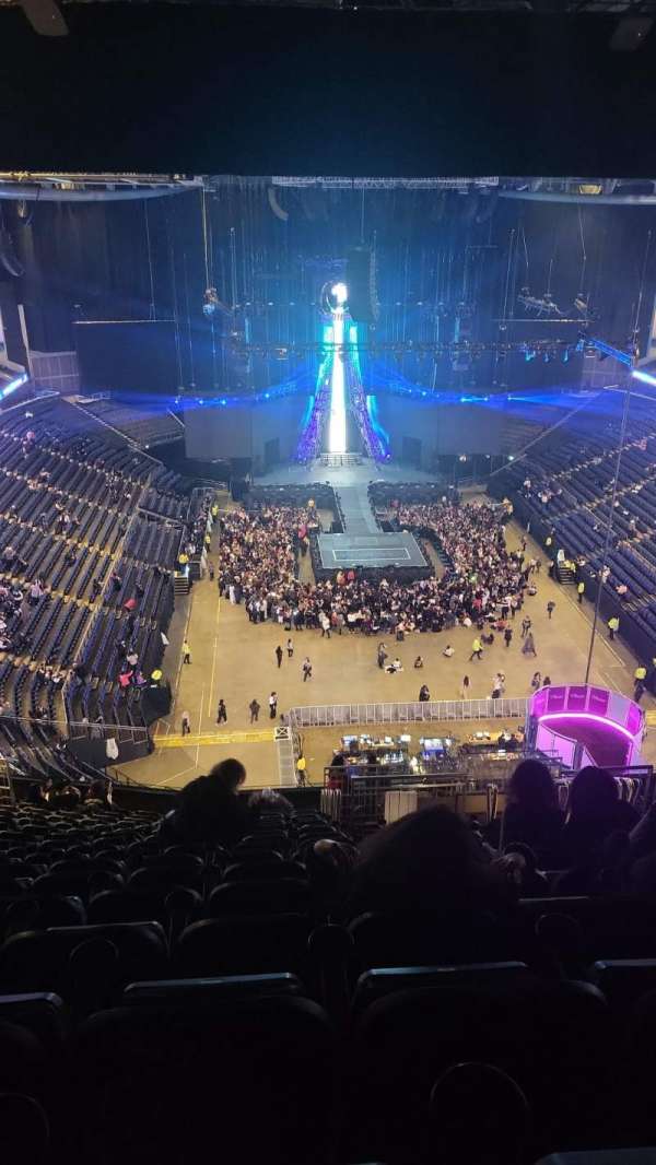 The O2, London, section: 411, row: S, seat: 702