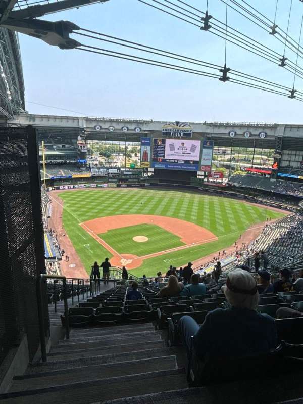 American Family Field, section: 420, row: 25, seat: 1
