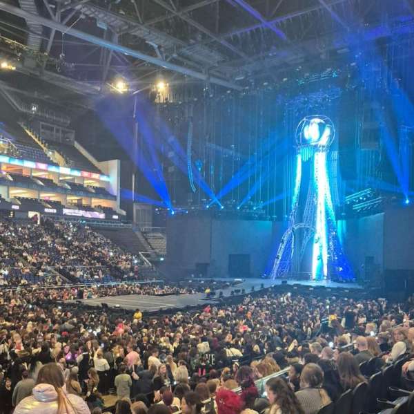 The O2, London, section: 110, row: M, seat: 288