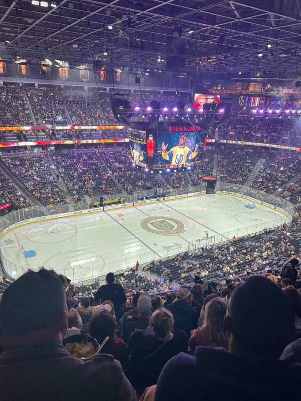 T-Mobile Arena, section: 220, row: P, seat: 2