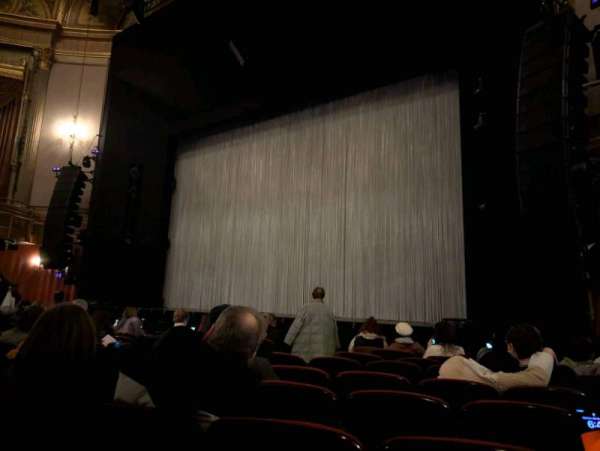 St. James Theatre, section: Orchestra R, row: J, seat: 12