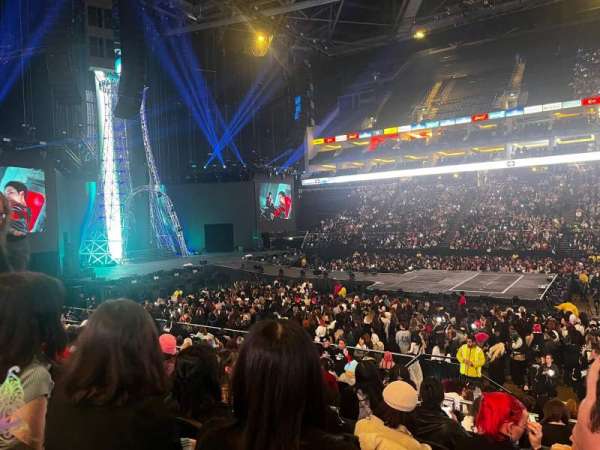 The O2, London, section: 102, row: P, seat: 75