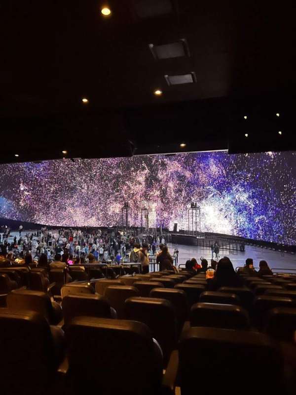 The Sphere, Vegas, section: 109, row: 37, seat: 3