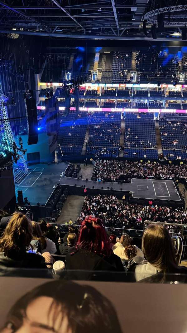 The O2, London, section: 403, row: J, seat: 504