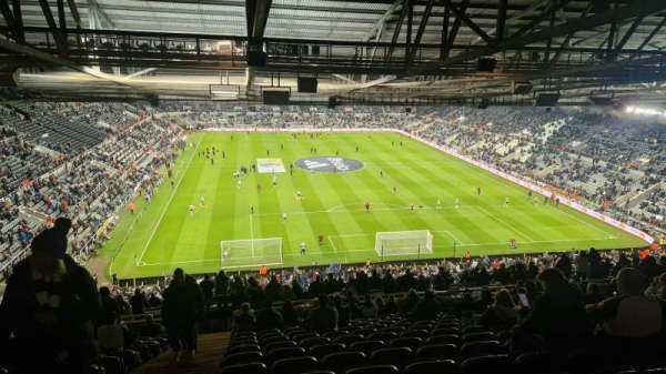 St James' Park, section: GS-R, row: R, seat: 112